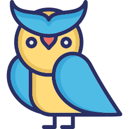 Owl bird icon