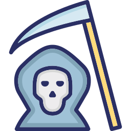 máscara de la muerte icono