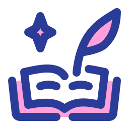Book writing icon