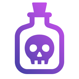 bottiglia di veleno icona