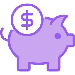 Piggy bank icon icon