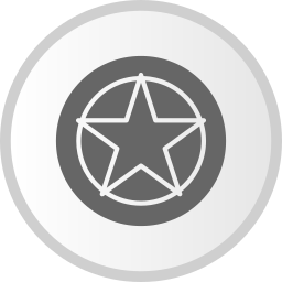 Star pentagon icon