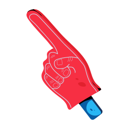 schaumstoffhand icon