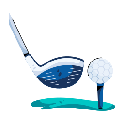 Golf club icon