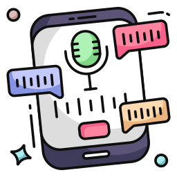 Mobile chatting icon