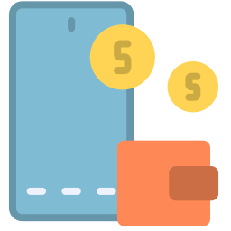 mobile geldbörse icon