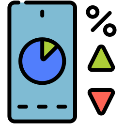mobiele analyses icoon