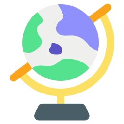 geografía icono