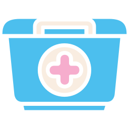 Medical box icon