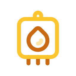 Blood bag icon