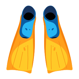 Diving fins icon