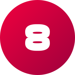 Number eight icon