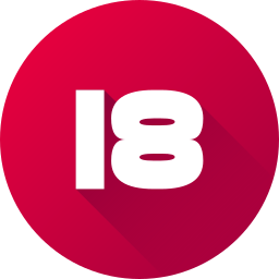 número 18 icono