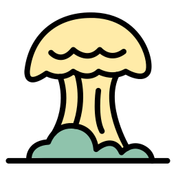 Nuclear explosion icon