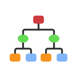 arbre de décision Icône