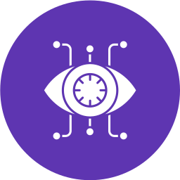 ojo robótico icono