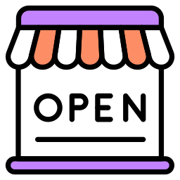 Shop open icon