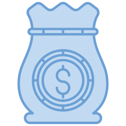 geldzak pictogram icoon