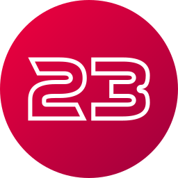 número 23 icono