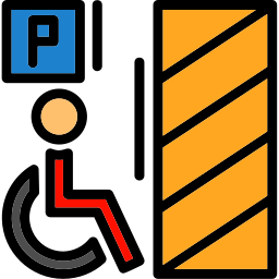 silla de ruedas accesible icono