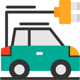 Car charging icon