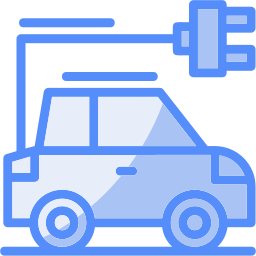 Car charging icon