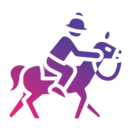 Horse riding icon