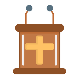 púlpito icono