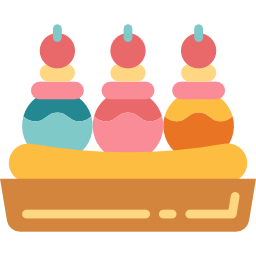 Banana split icon