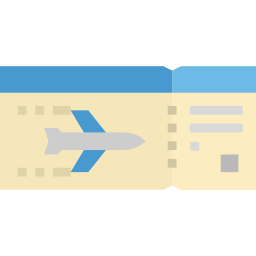 tarjeta de embarque icono