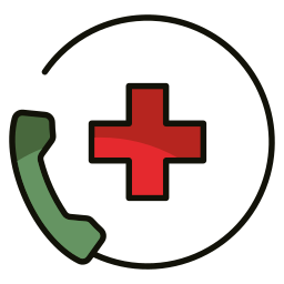 contacto de emergencia icono