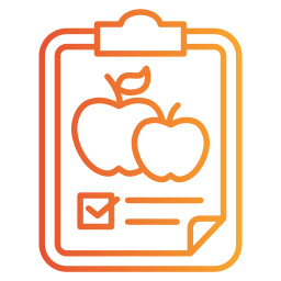 Nutrition plan icon