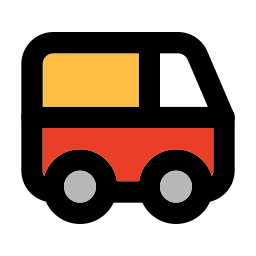 Airport shuttle icon