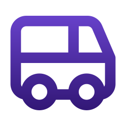 Airport shuttle icon