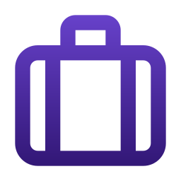 Luggage bag icon