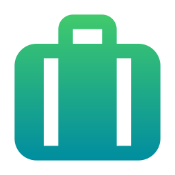 Luggage bag icon