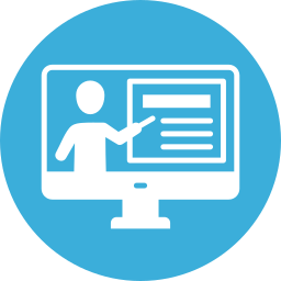 Online learning icon