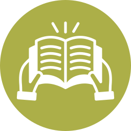 Reading book icon