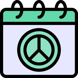 Peace sign icon