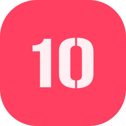 nummer 10 icoon