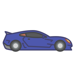 Sport car icon