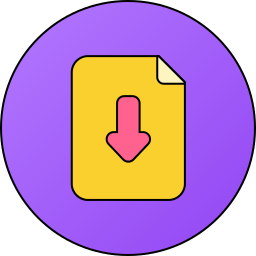 descarga de archivos icono