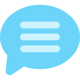 Speech bubble icon