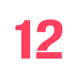 nummer 12 icoon