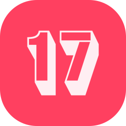 Number 17 icon