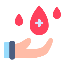 Blood donation icon