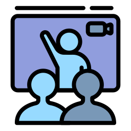 Online meeting icon