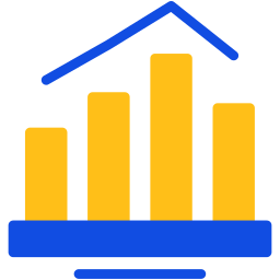 gráfico de barras Ícone