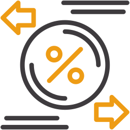 Exchange rate icon