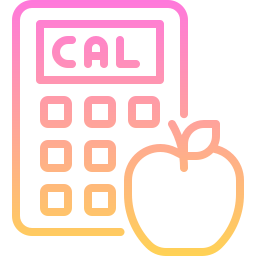 calcolatore di calorie icona